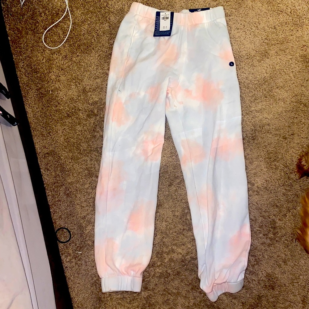 Marble pink Hollister sweatpants